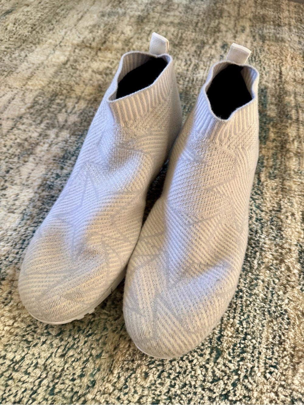 Jimmy Choo Men's Knit Sock Sneakers - Light Cream